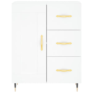 vidaXL Highboard White 69.5x34x180 cm Engineered Wood