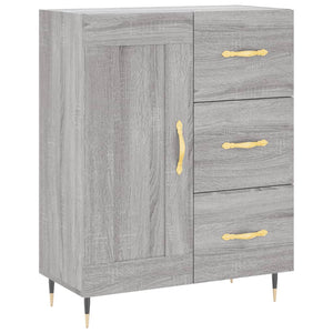 vidaXL Highboard Grey Sonoma 69.5x34x180 cm Engineered Wood