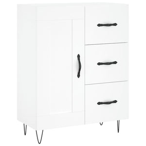 vidaXL Highboard White 69.5x34x180 cm Engineered Wood