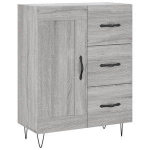 vidaXL Highboard Grey Sonoma 69.5x34x180 cm Engineered Wood