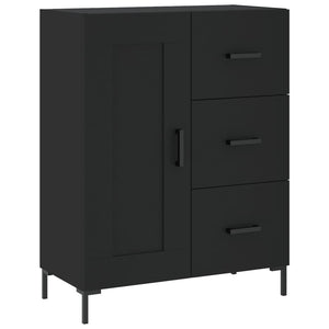 vidaXL Highboard Black 69.5x34x180 cm Engineered Wood