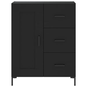 vidaXL Highboard Black 69.5x34x180 cm Engineered Wood