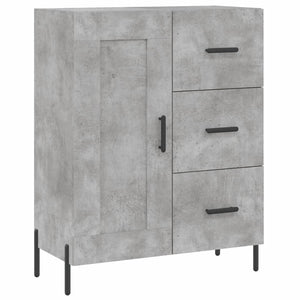 vidaXL Highboard Concrete Grey 69.5x34x180 cm Engineered Wood