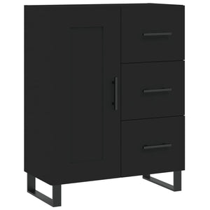 vidaXL Highboard Black 69.5x34x180 cm Engineered Wood