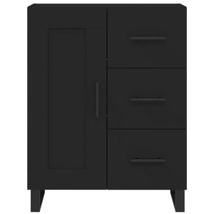 vidaXL Highboard Black 69.5x34x180 cm Engineered Wood