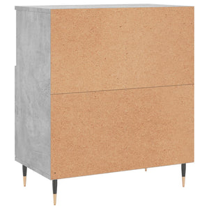 vidaXL Sideboards 2 pcs Concrete Grey Engineered Wood