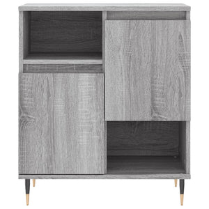 vidaXL Sideboards 2 pcs Grey Sonoma Engineered Wood