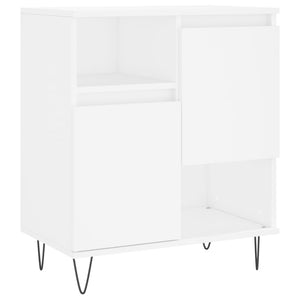 vidaXL Sideboards 2 pcs White Engineered Wood