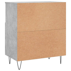 vidaXL Sideboards 2 pcs Concrete Grey Engineered Wood