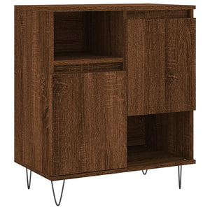 vidaXL Sideboards 2 pcs Brown Oak Engineered Wood