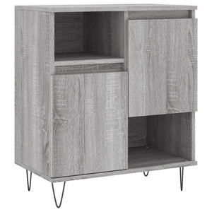 vidaXL Sideboards 3 pcs Grey Sonoma Engineered Wood