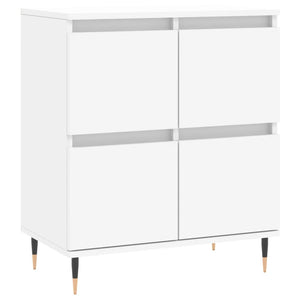 vidaXL Sideboards 2 pcs White Engineered Wood