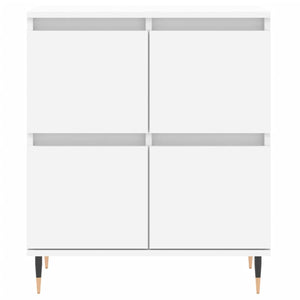 vidaXL Sideboards 2 pcs White Engineered Wood