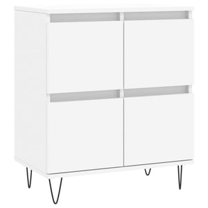 vidaXL Sideboards 2 pcs White Engineered Wood