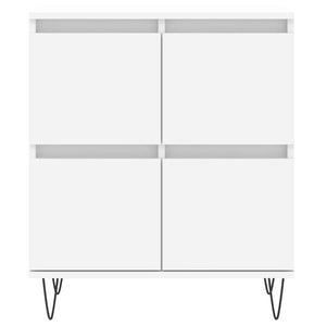 vidaXL Sideboards 2 pcs White Engineered Wood