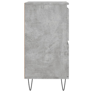 vidaXL Sideboards 2 pcs Concrete Grey Engineered Wood