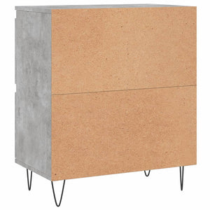 vidaXL Sideboards 2 pcs Concrete Grey Engineered Wood