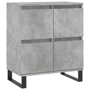 vidaXL Sideboards 2 pcs Concrete Grey Engineered Wood