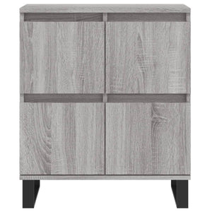 vidaXL Sideboards 2 pcs Grey Sonoma Engineered Wood