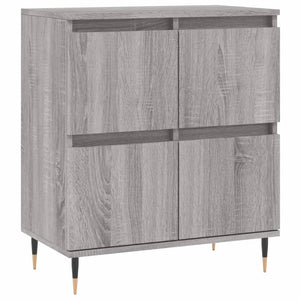 vidaXL Sideboards 3 pcs Grey Sonoma Engineered Wood