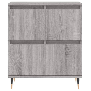 vidaXL Sideboards 3 pcs Grey Sonoma Engineered Wood