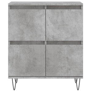 vidaXL Sideboards 3 pcs Concrete Grey Engineered Wood