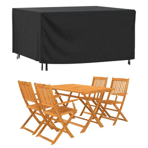 vidaXL Garden Furniture Cover Black 180x140x90 cm Waterproof 420D