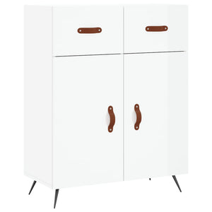 vidaXL Sideboard High Gloss White 69.5x34x90 cm Engineered Wood