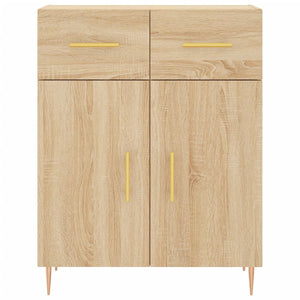 vidaXL Sideboard Sonoma Oak 69.5x34x90 cm Engineered Wood