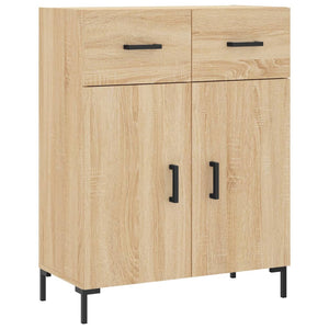 vidaXL Sideboard Sonoma Oak 69.5x34x90 cm Engineered Wood