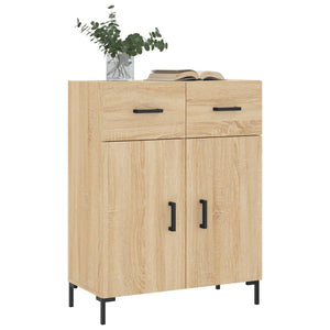 vidaXL Sideboard Sonoma Oak 69.5x34x90 cm Engineered Wood