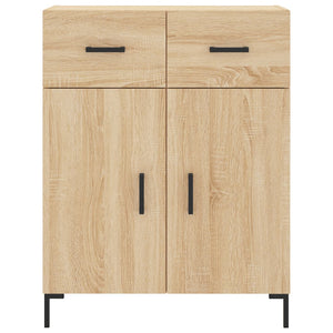 vidaXL Sideboard Sonoma Oak 69.5x34x90 cm Engineered Wood