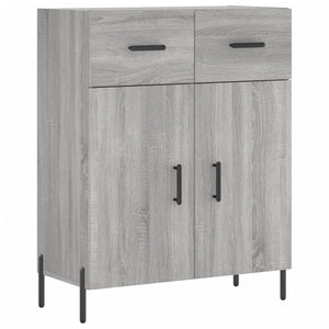 vidaXL Sideboard Grey Sonoma 69.5x34x90 cm Engineered Wood