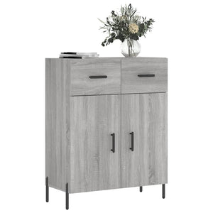 vidaXL Sideboard Grey Sonoma 69.5x34x90 cm Engineered Wood