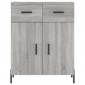 vidaXL Sideboard Grey Sonoma 69.5x34x90 cm Engineered Wood