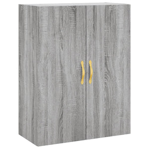 vidaXL Wall Mounted Cabinet Grey Sonoma 69.5x34x90 cm