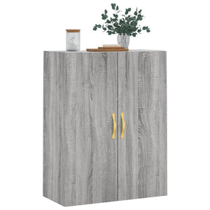 vidaXL Wall Mounted Cabinet Grey Sonoma 69.5x34x90 cm