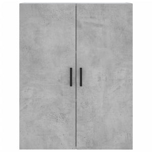 vidaXL Wall Mounted Cabinet Concrete Grey 69.5x34x90 cm