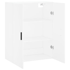 vidaXL Wall Mounted Cabinet White 69.5x34x90 cm