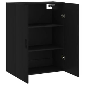 vidaXL Wall Mounted Cabinet Black 69.5x34x90 cm