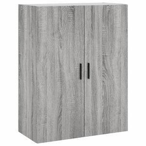 vidaXL Wall Mounted Cabinet Grey Sonoma 69.5x34x90 cm