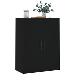 vidaXL Wall Mounted Cabinet Black 69.5x34x90 cm