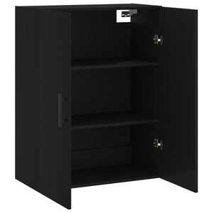 vidaXL Wall Mounted Cabinet Black 69.5x34x90 cm