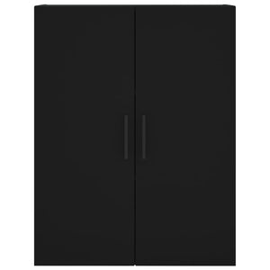 vidaXL Wall Mounted Cabinet Black 69.5x34x90 cm