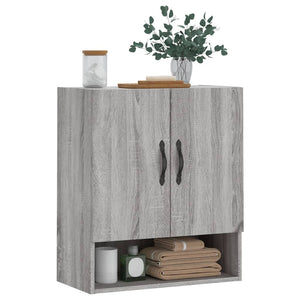 vidaXL Wall Cabinet Grey Sonoma 60x31x70 cm Engineered Wood