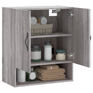 vidaXL Wall Cabinet Grey Sonoma 60x31x70 cm Engineered Wood