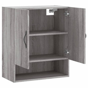 vidaXL Wall Cabinet Grey Sonoma 60x31x70 cm Engineered Wood