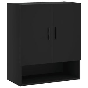 vidaXL Wall Cabinet Black 60x31x70 cm Engineered Wood