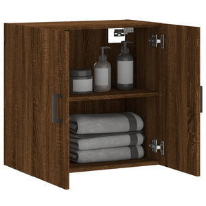 vidaXL Wall Cabinet Brown Oak 60x31x60 cm Engineered Wood