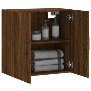 vidaXL Wall Cabinet Brown Oak 60x31x60 cm Engineered Wood